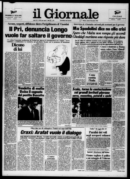 Il giornale : quotidiano del mattino